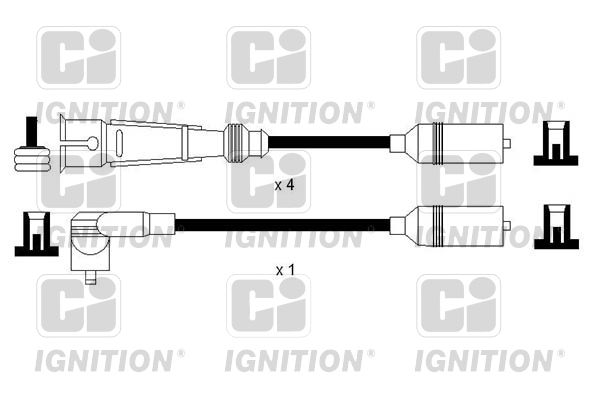 QUINTON HAZELL Комплект проводов зажигания XC1159